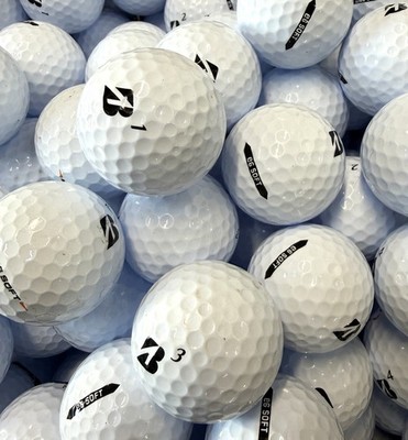 50 Premium AAA White Bridgestone E6 Soft Used Golf Balls