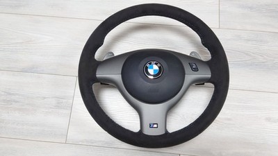 NEUWERTIG BMW E46 M3 CSL Sportlenkrad Lenkrad Alcantara Track Mode Schaltwippen
