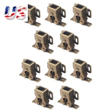 10Pcs Cabinet Catches Cupboard Stop Closer For Wardrobe Hardware Furniture zq