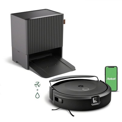 New IROBOT ROOMBA COMBO 10 MAX ROBOT VACUUM AND MOP AUTOWASH DOCK , Black