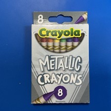 Crayola Crayon - Metallic Crayons Color Pack - 8 Unique Metallic Colors - 2019
