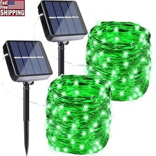 Solar Fairy Lights 2 Pack Total 80FT 240LED Solar String Lights Waterproof