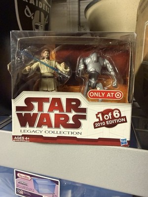 Obi-Wan Kenobi Super Battle Droid 1 of 6 STAR WARS Legacy Collection Target MIB