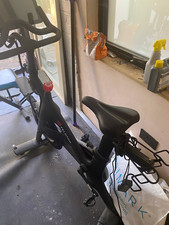 Peloton Bike Upright Exercise Bike Black w/ Console, Display, HR Monitoring