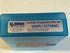 Dillon Precision Progressive Die Set CARBIDE  38SPL/ 357MAG, Item 79