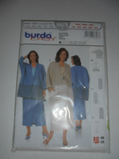 Burda easy Schnittmuster 8628 Damen Kostüm Rock+ Jacke 80er Jahre