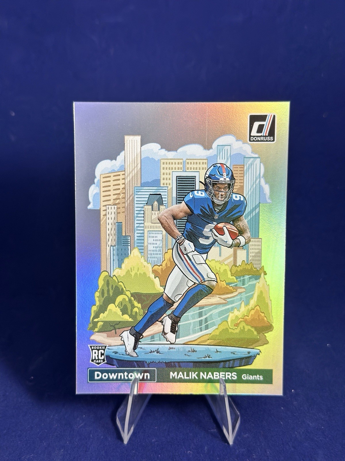 2024 Panini Donruss - Downtown! Malik Nabers #18 (RC) - New York Giants