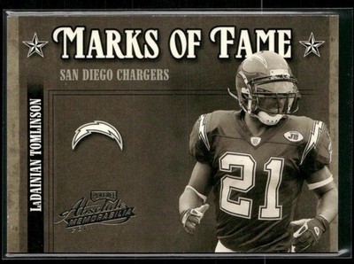 2004 Playoff Absolute Memorabilia LaDainian Tomlinson Marks of Fame #/1000