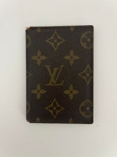 Louis Vuitton Monogram Card Wallet Card Case Leather Brown USED E1213-5 - Picture 4 of 24