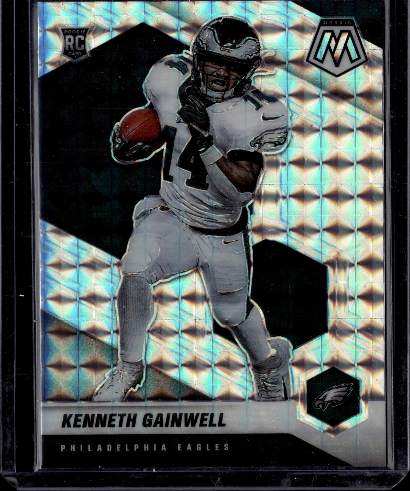 2021 Panini Mosaic #339 Kenneth Gainwell Prizm Silver