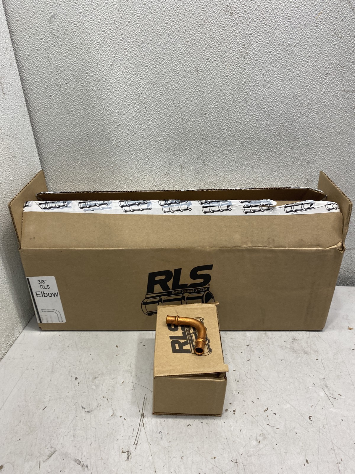 RLS 3031060600111 3/8" Elbow 90 Degree Press Refrigeration Fitting Box of 100
