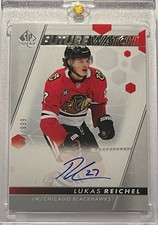 2022-23 Lukas Reichel SP Authentic Auto Future Watch #/999 #107