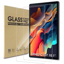 WD CD 2 Pack Screen Protector Compatible with URAO C107 10.1", Tempered...