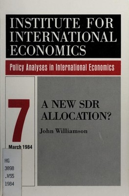 A New SDR Allocation? Perfect John Williamson