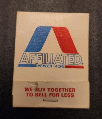 Vintage Affiliated Member Store Used Advertising Matchbook