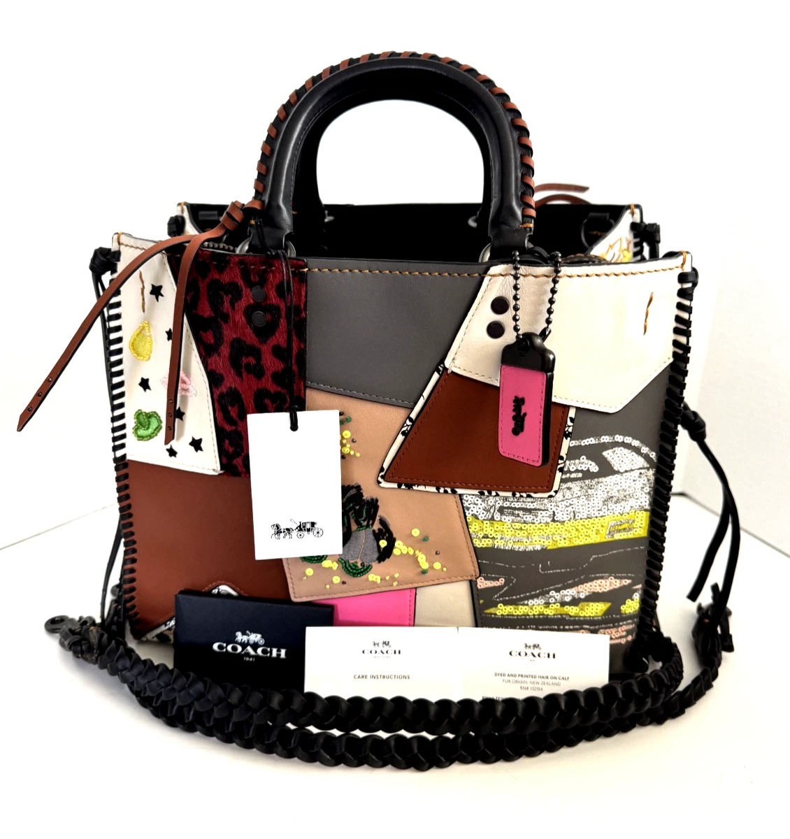 Coach Patchwork Tote Exterior Bags & Handbags for Women for sale