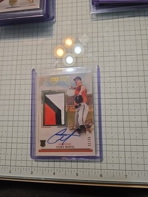 2024 Panini America's Pastime Coby Mayo Rookie Patch Auto Autograph 9/25