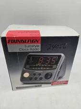 Vintage 80’s Soundesign Eurostyle Clock Radio #3654 Gentle Wake System  