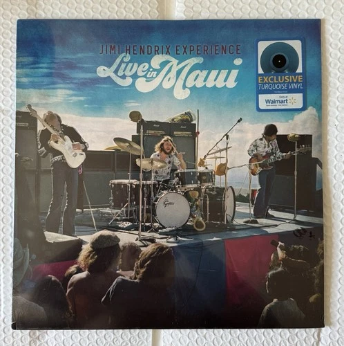 JIMI HENDRIX EXPERIENCE – LIVE IN MAUI - EXCLUSIVE TURQUOISE VINYL LP NEW - A33