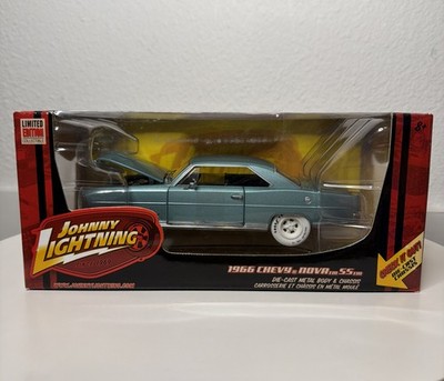 Shttle NOVA ボディセット JohnnyLightning 1966 Metallic Teal Chevy Nova SS White Lightning 1
