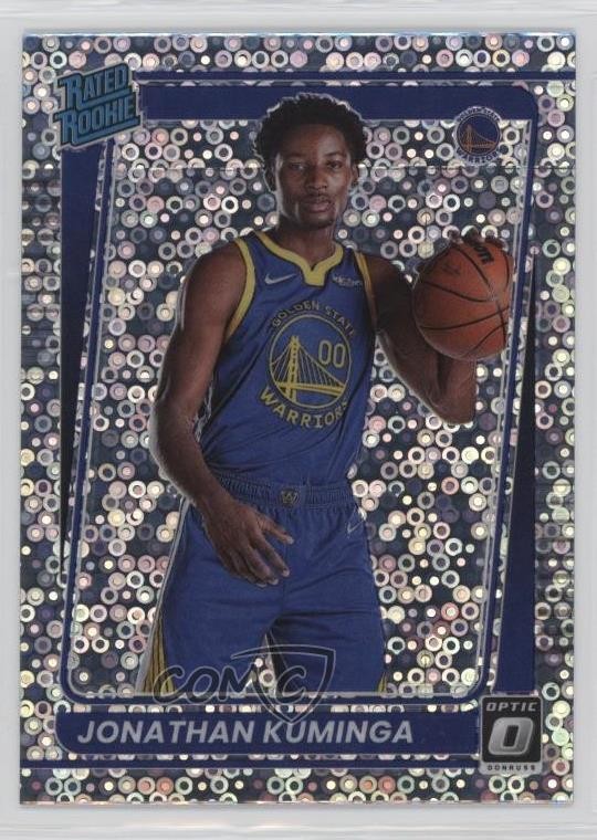 2021 Donruss Optic Rated Rookie Fast Break Holo Prizm Jonathan Kuminga #190 rf2