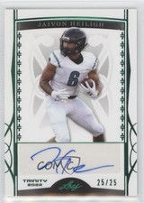 2022 Leaf Trinity Emerald 25/25 Jaivon Heiligh #BA-JH1 Auto 4p4