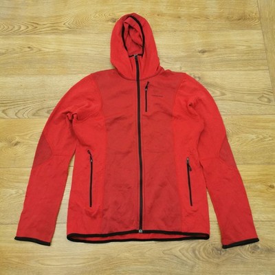 Patagonia Piton Hybrid Jacke Damen L Large rot Polartec Outdoor Wandern Walking