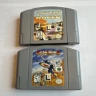 Star Wars Episode 1 Racer/Rogue Squadron Bundle Nintendo 64 N64 Authentic Tested