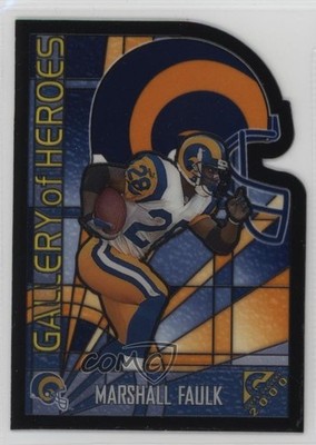 2000 Topps Gallery of Heroes Marshall Faulk #GH7 HOF 0hr4