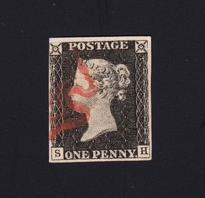 ペニーブラック　1840年 ペニーブラック 1840年