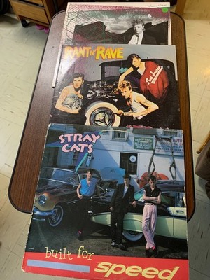 Stray Cats Lot 3 Built for Speed Vinyl LP