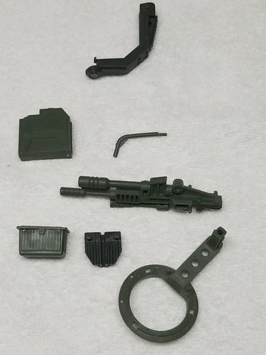 Vintage 1990 GI Joe Parts Lot ARAH~ Hammer Vehicle  Steering Column, Gas Can