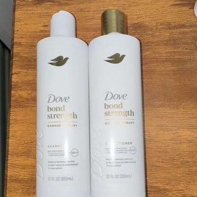 Dove Bond Strength Damage Therapy Hair Repair Shampoo & Conditioner Set 12 fl oz