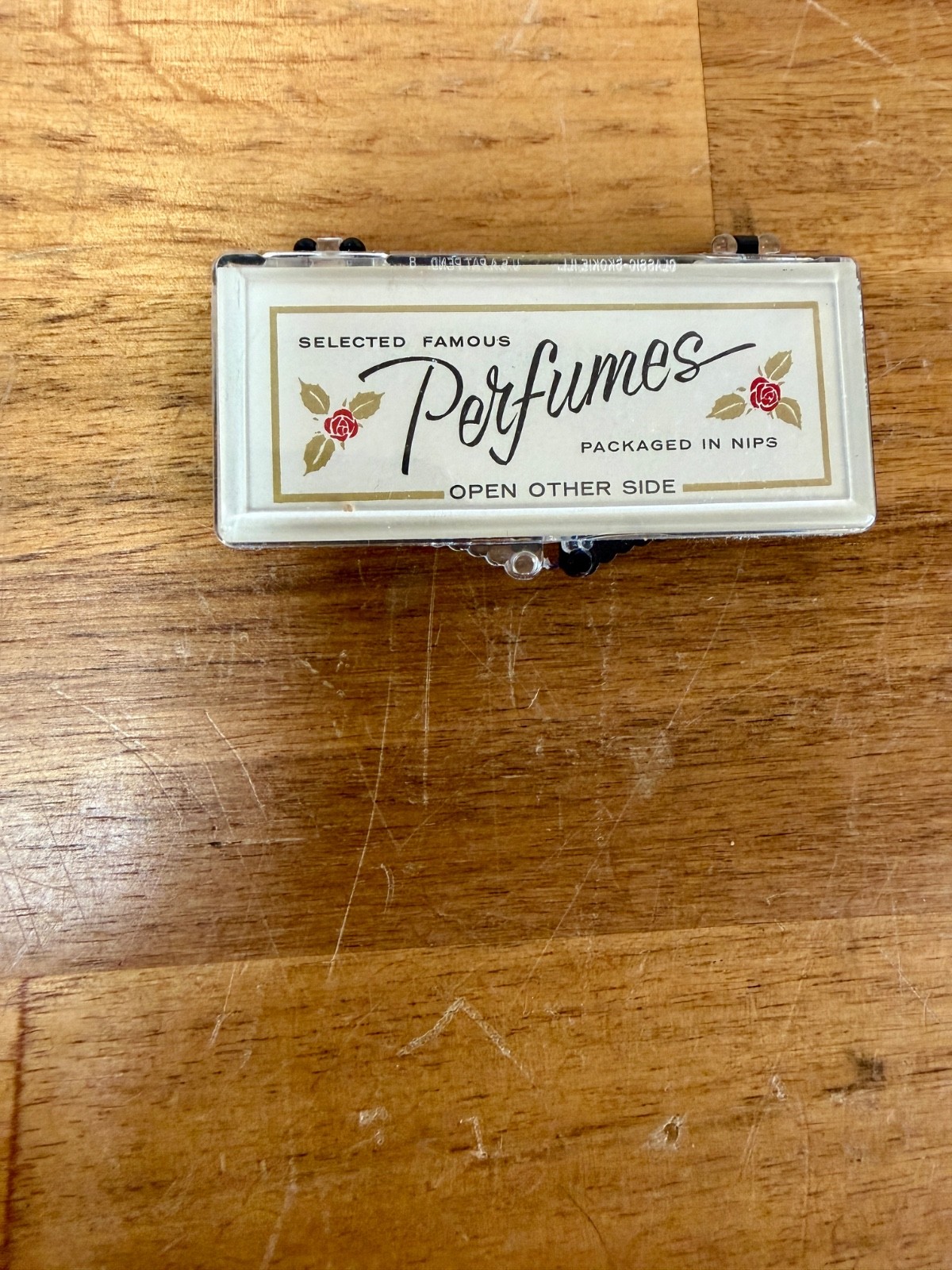 vintage perfume nips bottlettes samples in case 10