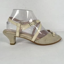 BeautiFeel Shoes Womens Size 38 Strappy Heels Open Toe Kitten Comfort Buckle