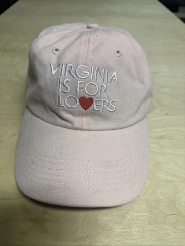 Virginia Is For Lovers Pink Baseball Cap