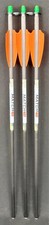 Wicked Ridge Match 400 Carbon Arrows Alpha Blaze Lighted Nocks- 3 Arrows - NEW
