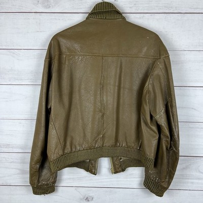 ジャケット・アウター CALIFORNIAN / 50's leather jacket Vintage 50s California Sportswear Leather Jacket Sz 42 Brown Mens