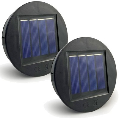 2 Stück Solarleuchten Ersatzteile 8cm   Solarmodul für Gartenlampen DIY