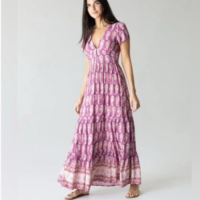 dissh brown dress maxi HADLEY CHOC SLEEVELESS MIDI DRESS