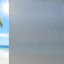 118.11 x 17.73" Static Cling Privacy Window Film Frosted UV Blocking Office Home