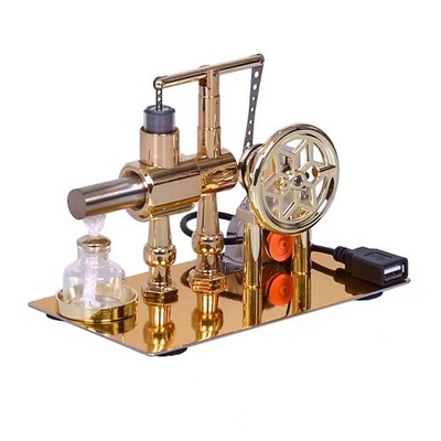 K333 Single-Cylinder Stirling Engine Generator Model Metal Science Toy