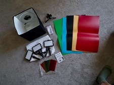 Lightdow 12x12x12 Inch Photo Studio Light Box Kit with Ring Light and 3 Tripod L