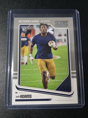 Josh Adams - Score Football 2018 - New York Jets, Notre Dame - Scorecard - RC