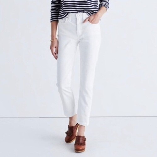 NWT MADEWELL Straight Crop Jeans 