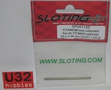 Slotting Plus SP041155 Axle 55Mm Titanium Weight 1.05Gr Axle 2.38Mm