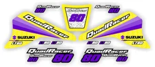 Purple Yel LT80 Quadracer Graphics Lt 80 Decals Stickers Quad Atv Quadsport girl