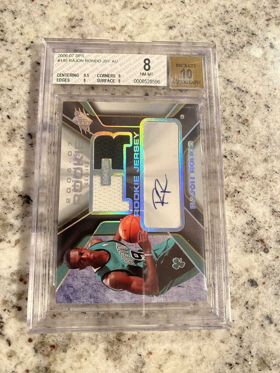 2006-07 SPx - Rookie Jersey Autograph Rajon Rondo #145 /1199 (AU 