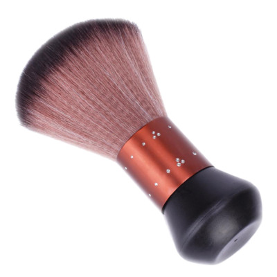 Friseur Nackenpinsel Aus Nylon – Mit Talkumpuder-Funktion Für Salon Und Zuhause, Farbe Weiß