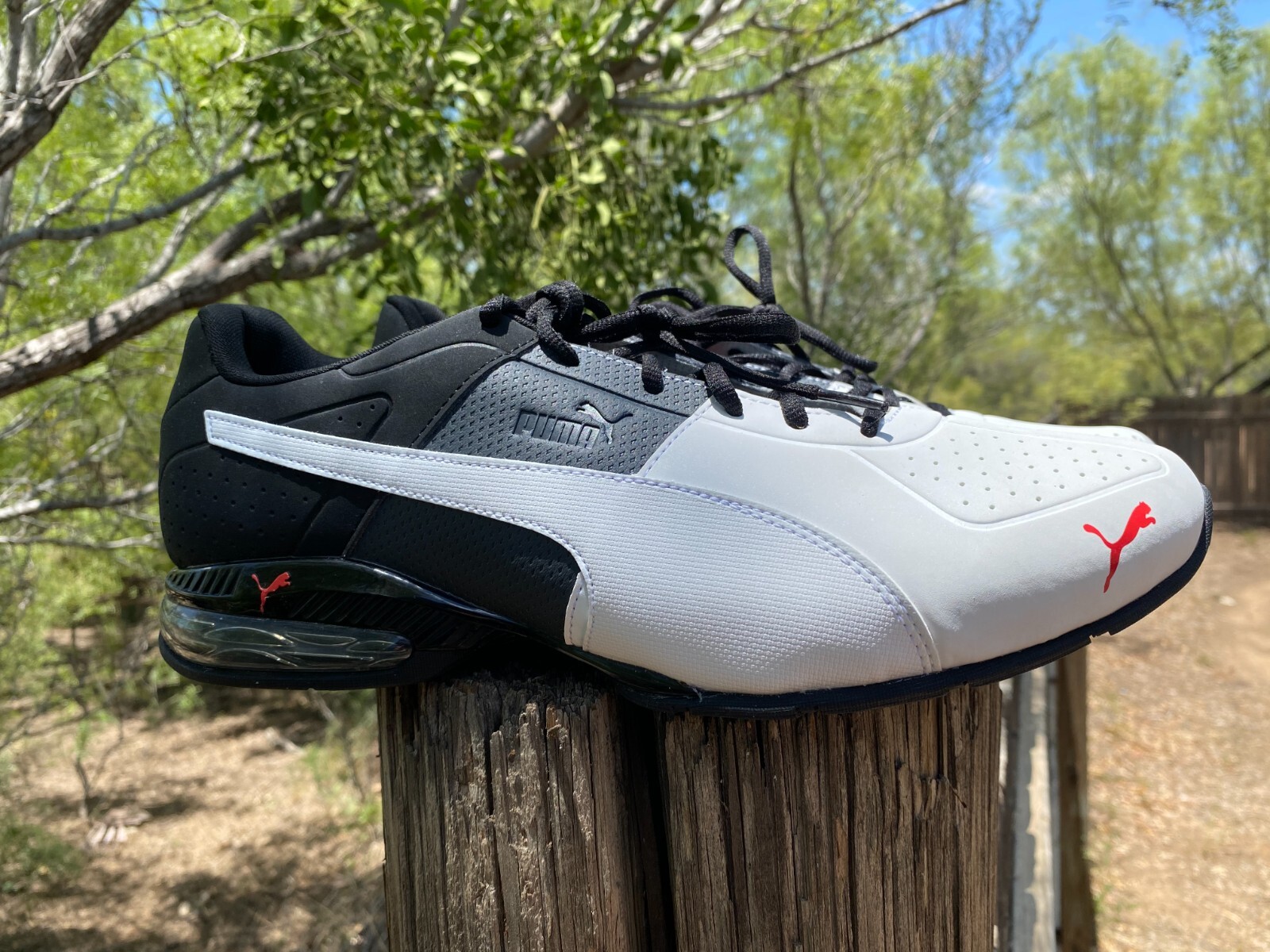 Running Shoes Black/White Sneaker | eBay